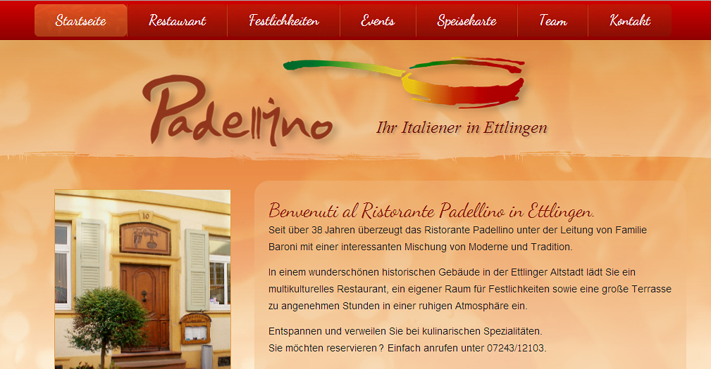 Ristorante Padellino in Ettlingen relauncht